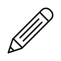 Pencil Icon Free Vector Art 200x200 Pencil Icon Free Vector Art
