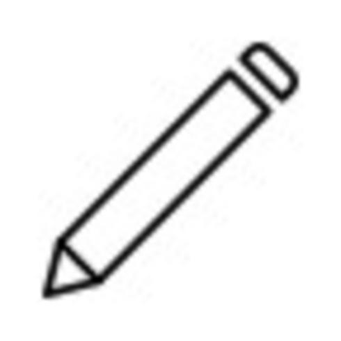 Pencil Vector Icon 490x490 Pencil Vector Icon