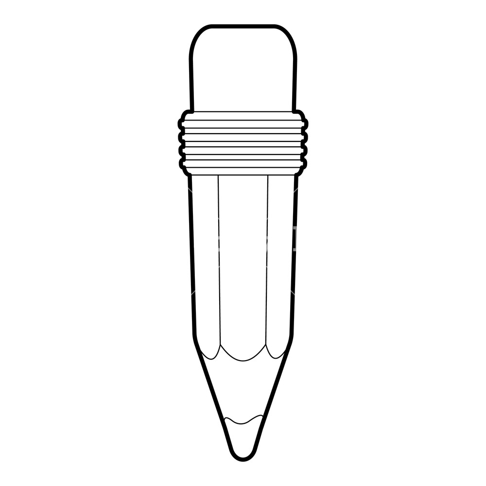 Pencil Icon Outline Illustration Of Pencil Vector Icon For Web 1000x1000 Pencil Icon Outline Illustration Of Pencil Vector Icon For Web