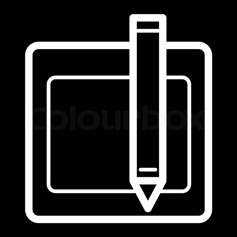 Blank Paper And A Pencil Vector Icon Stock Vector Colourbox 800x800 Blank Paper And A Pencil Vector Icon Stock Vector Colourbox