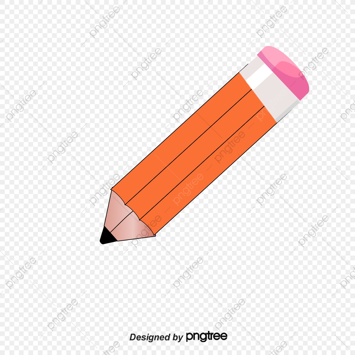 1200x1200 Pencil, Pencil Vector, Vector, School Supplies Png And Vector