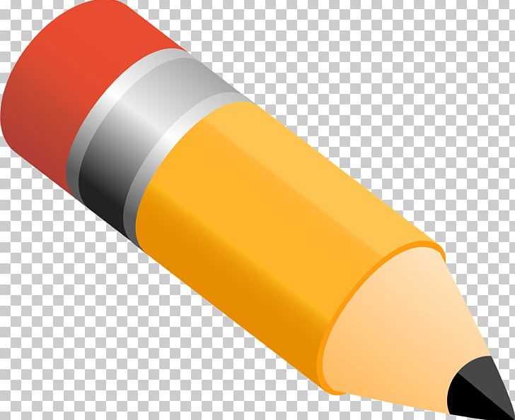 728x595 Pencil Png, Clipart, Objects, Office Supplies, Orange, Pencil