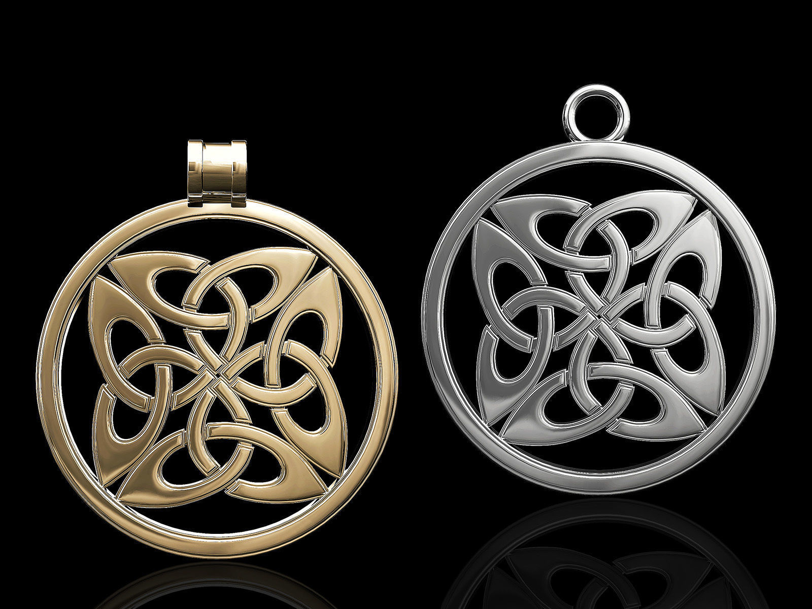 Dara Knot In Vector Way Pendant Printable Model 1600x1200 Dara Knot In Vector Way Pendant Printable Model