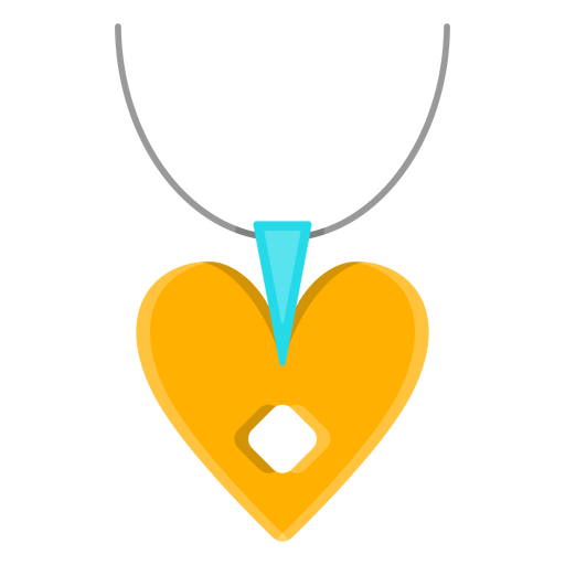 Necklace With Heart Pendant Vector 512x512 Necklace With Heart Pendant Vector
