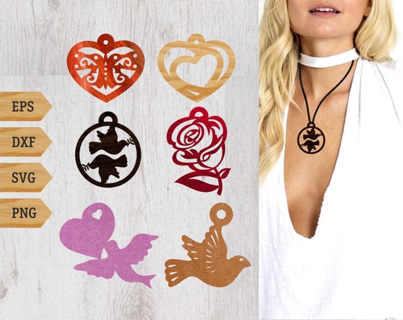 Pendant Valentines Day Jewelry Templates Vector Etsy 570x452 Pendant Valentines Day Jewelry Templates Vector Etsy
