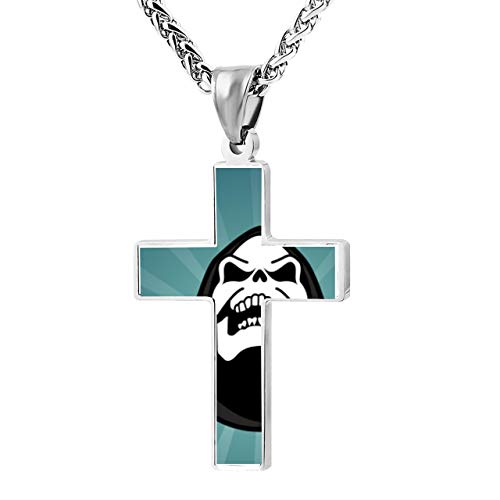 Cross Pendant Skull Black White Vector Zinc Alloy 500x500 Cross Pendant Skull Black White Vector Zinc Alloy