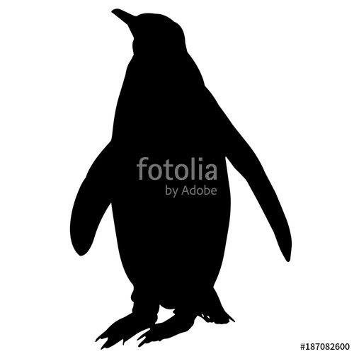 500x500 Penguin Silhouette Vector Graphics Stock Image And Royalty Free