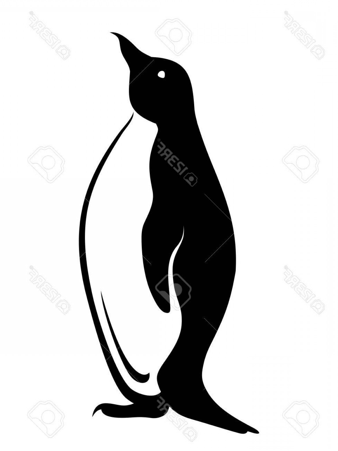 Penguin Silhouette Vector at Vectorified.com | Collection of Penguin