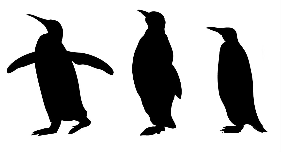 1142x619 Huge Collection Of 'penguin Silhouette Clip Art' Download More