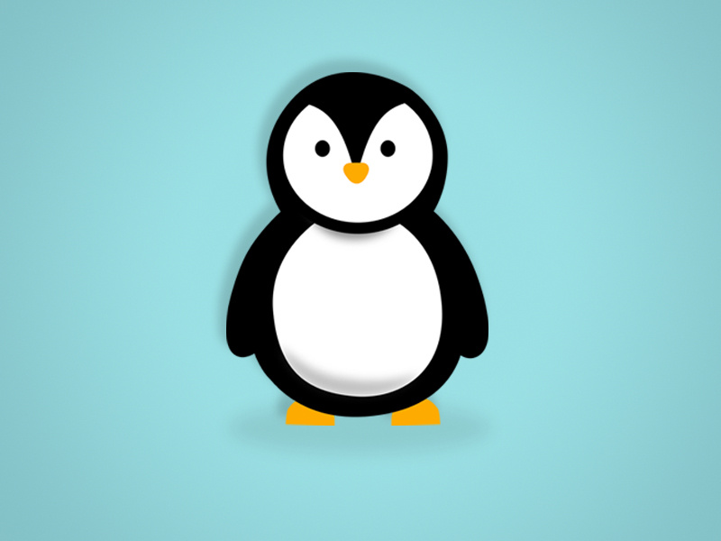 800x600 Penguin Vector