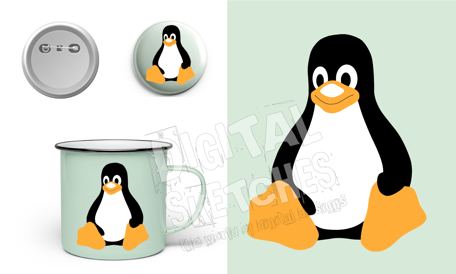 1500x900 Tux Penguin Vector Graphic, Penguin Linux Penguin