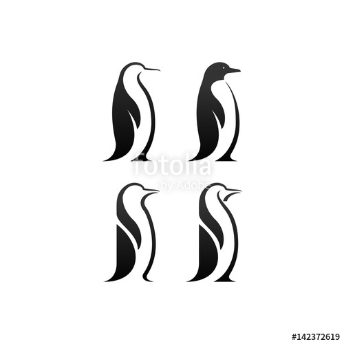 500x500 Penguin Vector Stock Image And Royalty Free Vector