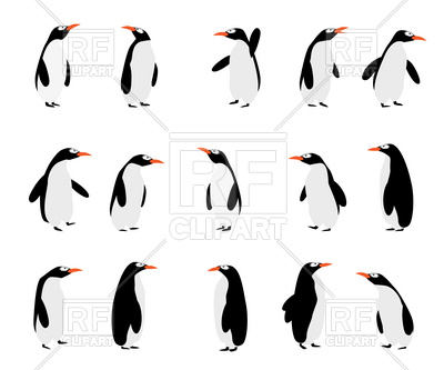 400x333 Cute Cartoon Penguins Vector Image Of Plants And Animals Lirch