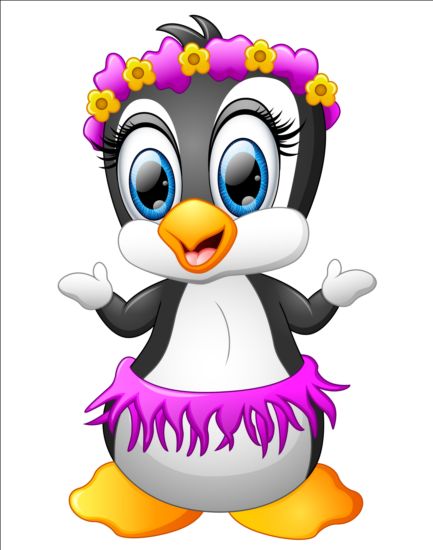 433x550 Cartoon Penguin Penguin Vector For Free Download