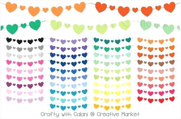 Pennant Banner Templates Vector Free Premium Heart Banner Template 585x386 Pennant Banner Templates Vector Free Premium Heart Banner Template