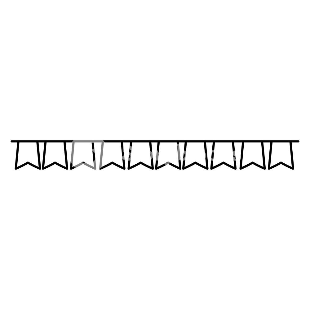 Pennant Of Banner Flag Party And Decoration Theme Isolated Design 1000x1000 Pennant Of Banner Flag Party And Decoration Theme Isolated Design