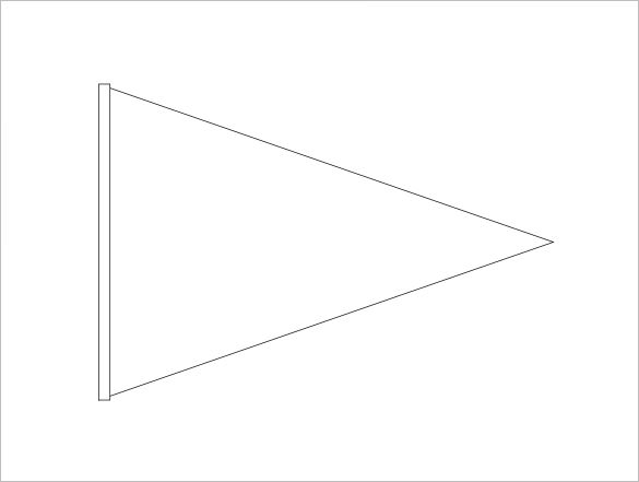 Pennant Banner Templates 585x441 Pennant Banner Templates