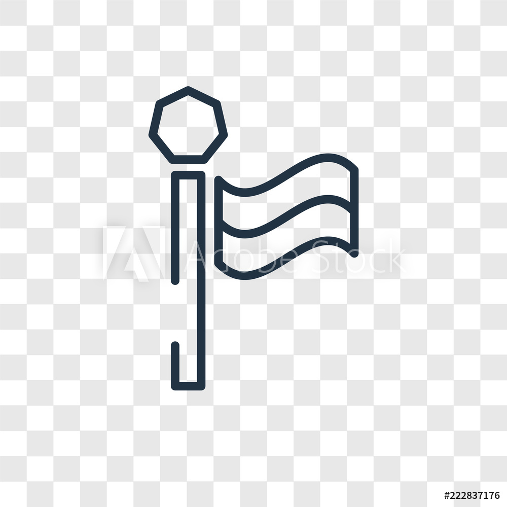 1000x1000 Photo Art Print Pennant Vector Icon Isolated On Transparent