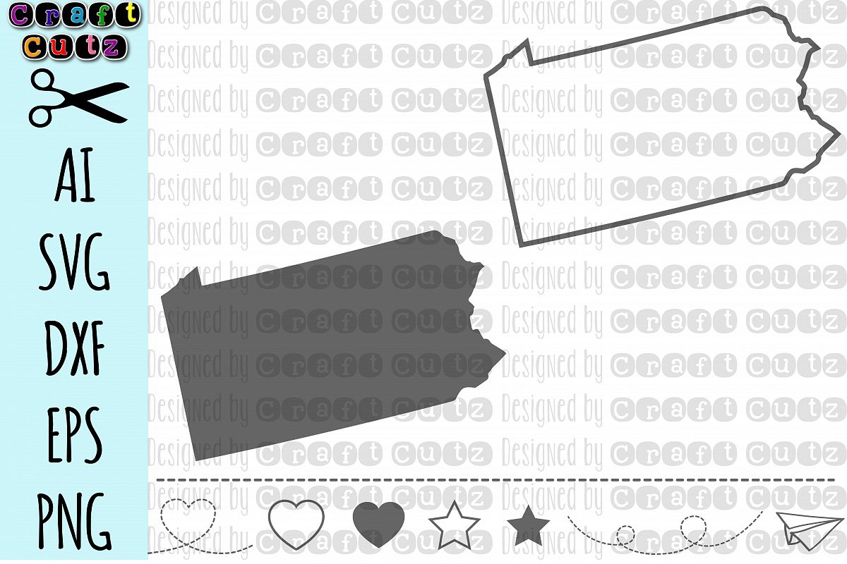 1200x800 Pennsylvania State Files, Pennsylvania Vector, United