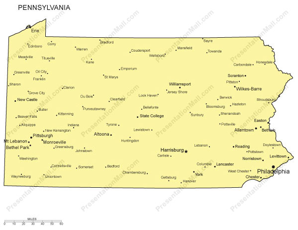 Pennsylvania State Outline Vector at Vectorified.com | Collection of ...