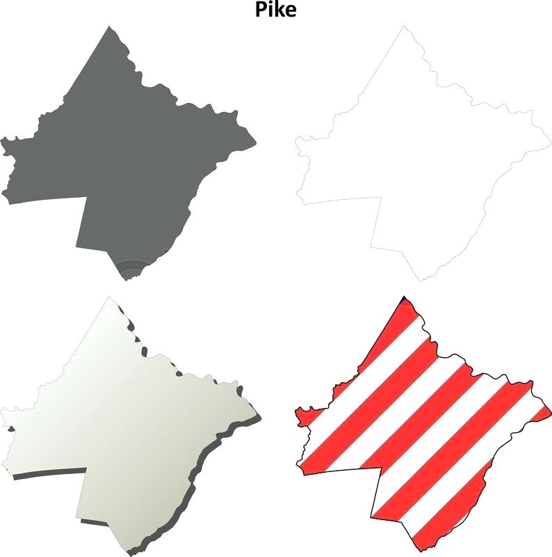 794x800 Blank Pennsylvania Map