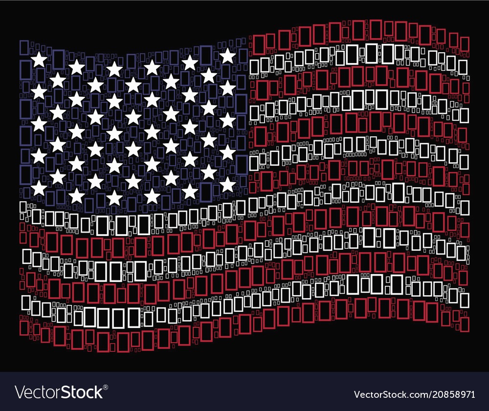 1000x841 Free Vector American Flag Unique Pennsylvania Map With Usa Flag