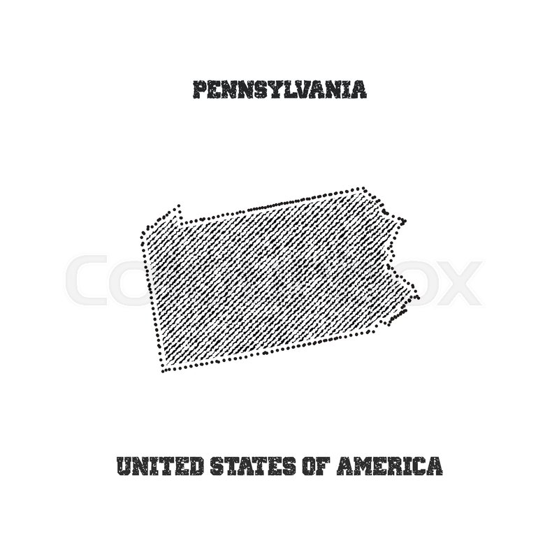 Label With Map Of Pennsylvania Vector Stock Vector Colourbox 800x800 Label With Map Of Pennsylvania Vector Stock Vector Colourbox