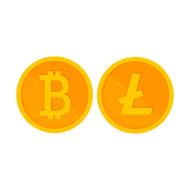 626x626 Crypto Currency Is A Penny Of Golden On White Vector Premium