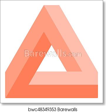 Penrose Triangle Icon In Pink Geometric Object Optical 362x382 Penrose Triangle Icon In Pink Geometric Object Optical