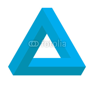 Vector Penrose Triangle On White Background Buy Photos Ap 400x369 Vector Penrose Triangle On White Background Buy Photos Ap
