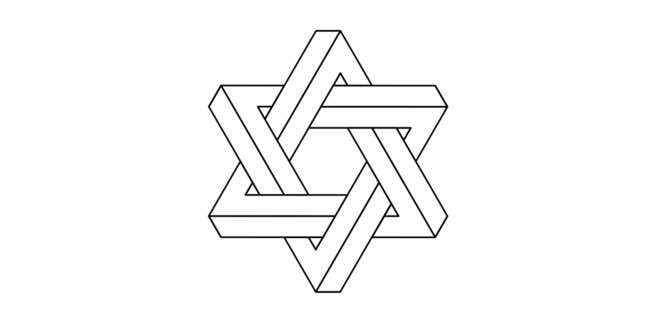 Hexagram Star Of David Judaism Penrose Triangle 920x453 Hexagram Star Of David Judaism Penrose Triangle