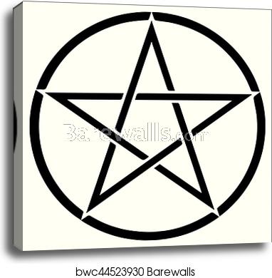 382x390 Religious Sign Wicca And Neopaganism Pentacle Vector Format