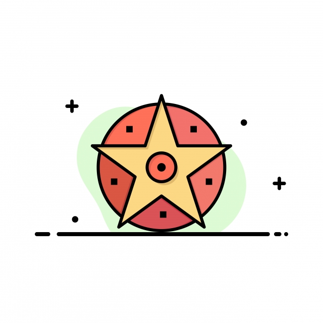 640x640 Pentacle, Satanic, Project, Star Business Logo Template Flat Co