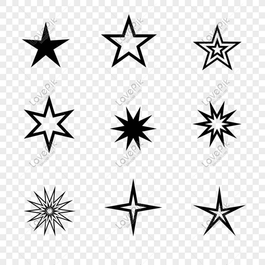 860x860 Pentagram Vector Png Material Png Image Picture Free Download