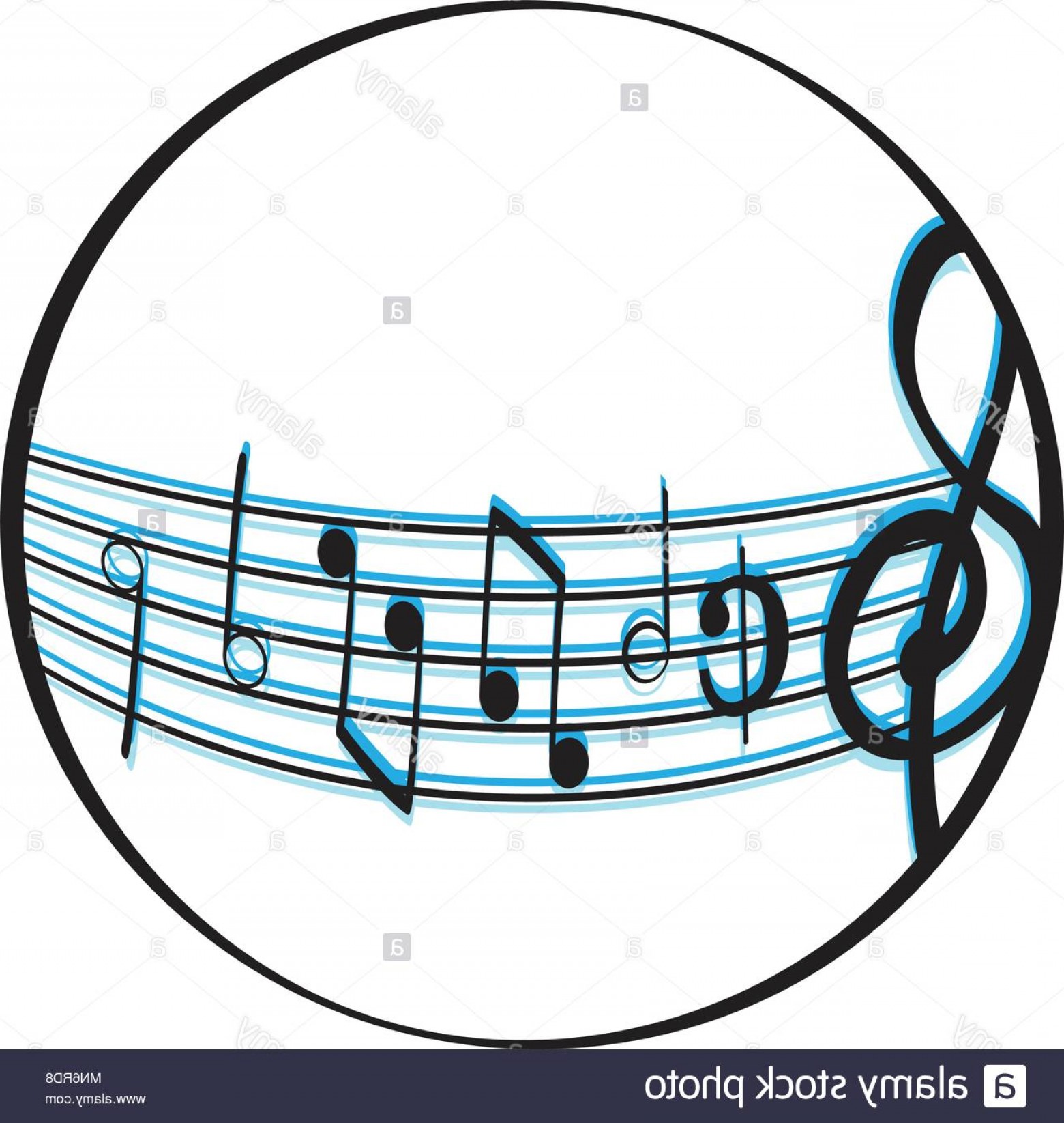 1560x1645 Set Of Musical Notes On A Pentagram Vector Illustration Design