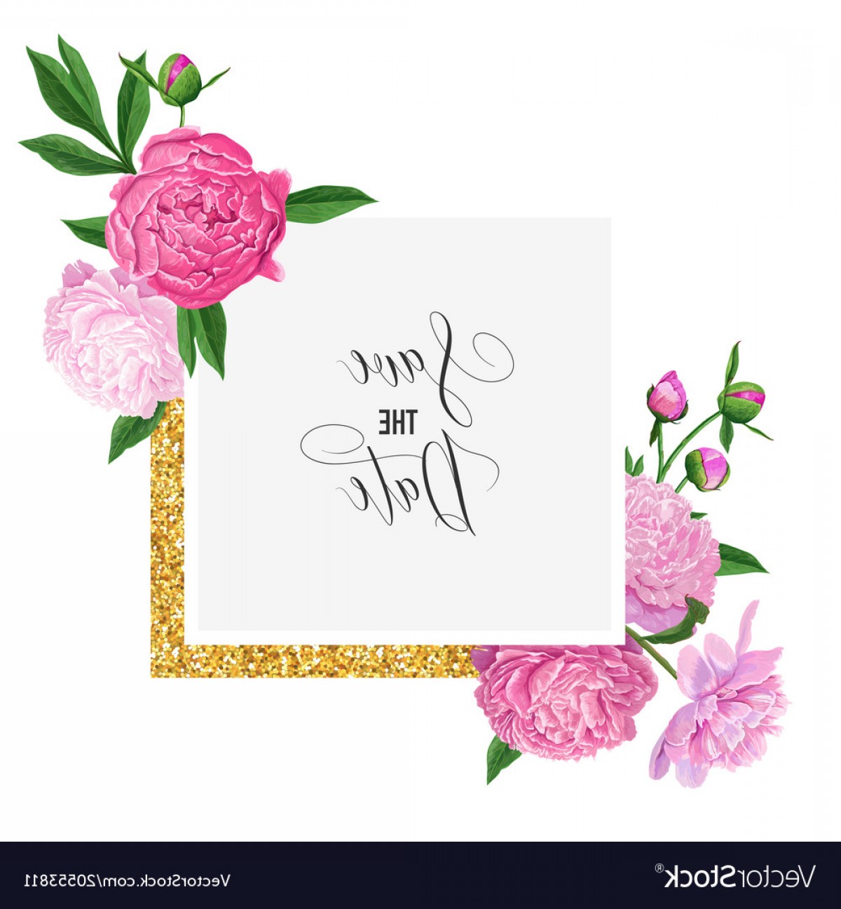 Floral Wedding Invitation Template Pink Peony Vector Createmepink 1200x1296 Floral Wedding Invitation Template Pink Peony Vector Createmepink
