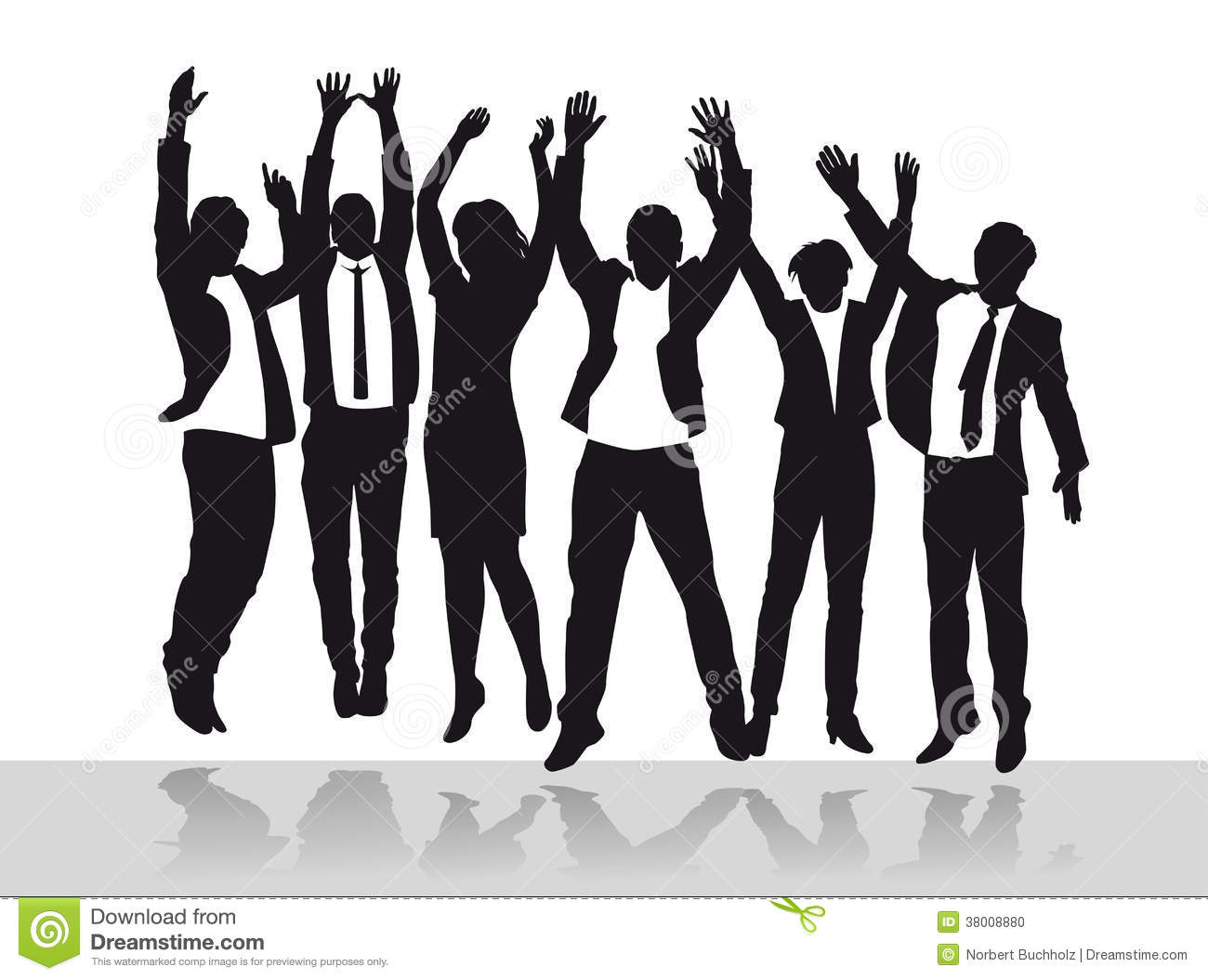 1300x1055 People Celebrating Silhouette