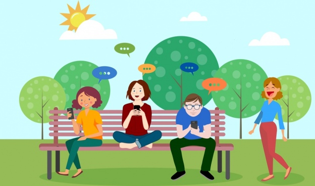 624x368 Young People Celebrating Free Vector Download