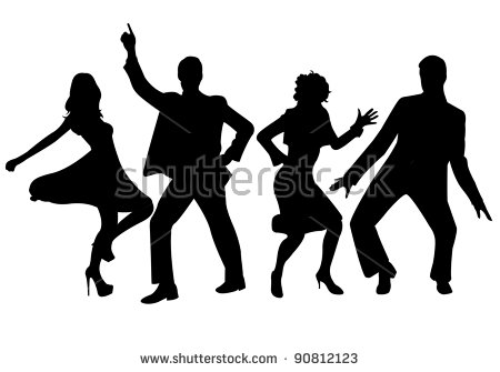 450x335 People Dancing Group With Items