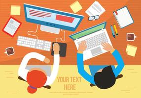 286x200 People From Above Free Vector Art