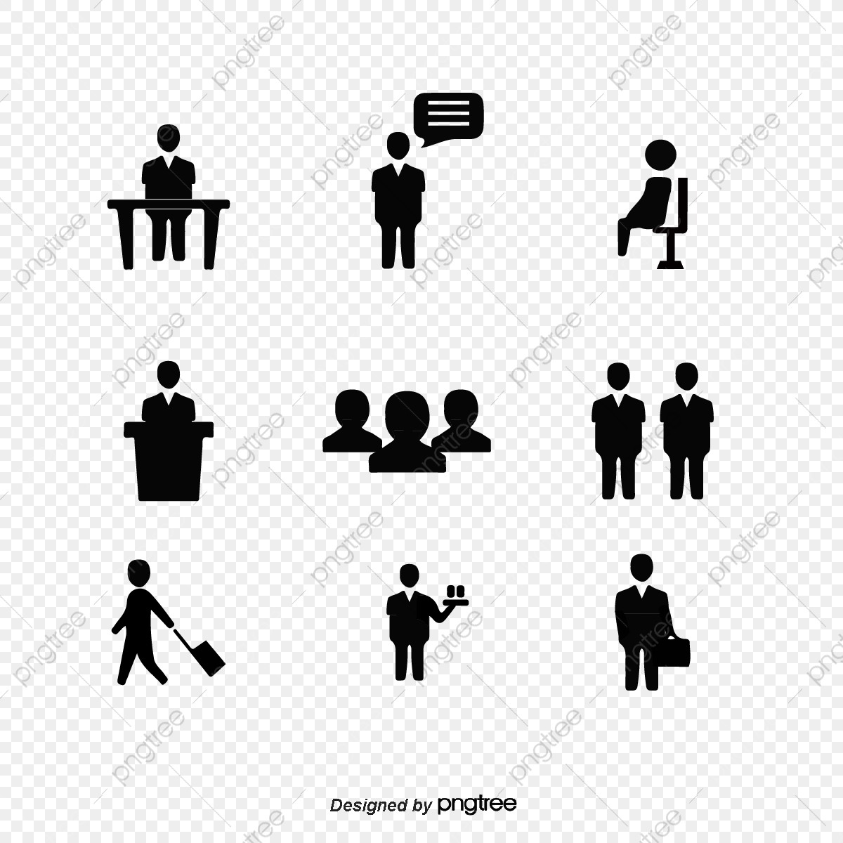 1200x1200 Business People Icon Material, Business Vector, People Vector
