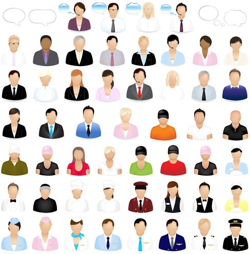 488x496 Business People Icon Vector Free Vector In Encapsulated