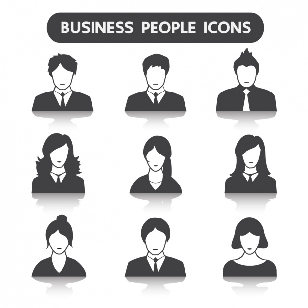 626x626 Business People Icons Vector Free Download