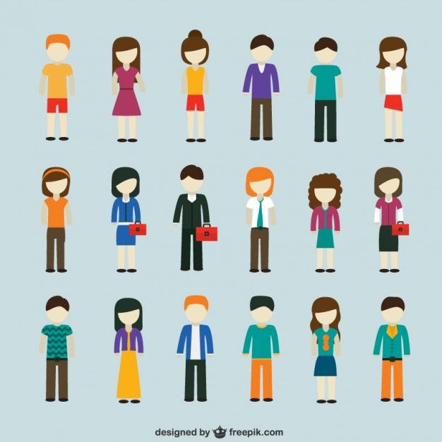 626x626 Infographic People Icon Vector Demographic People Icons Vector