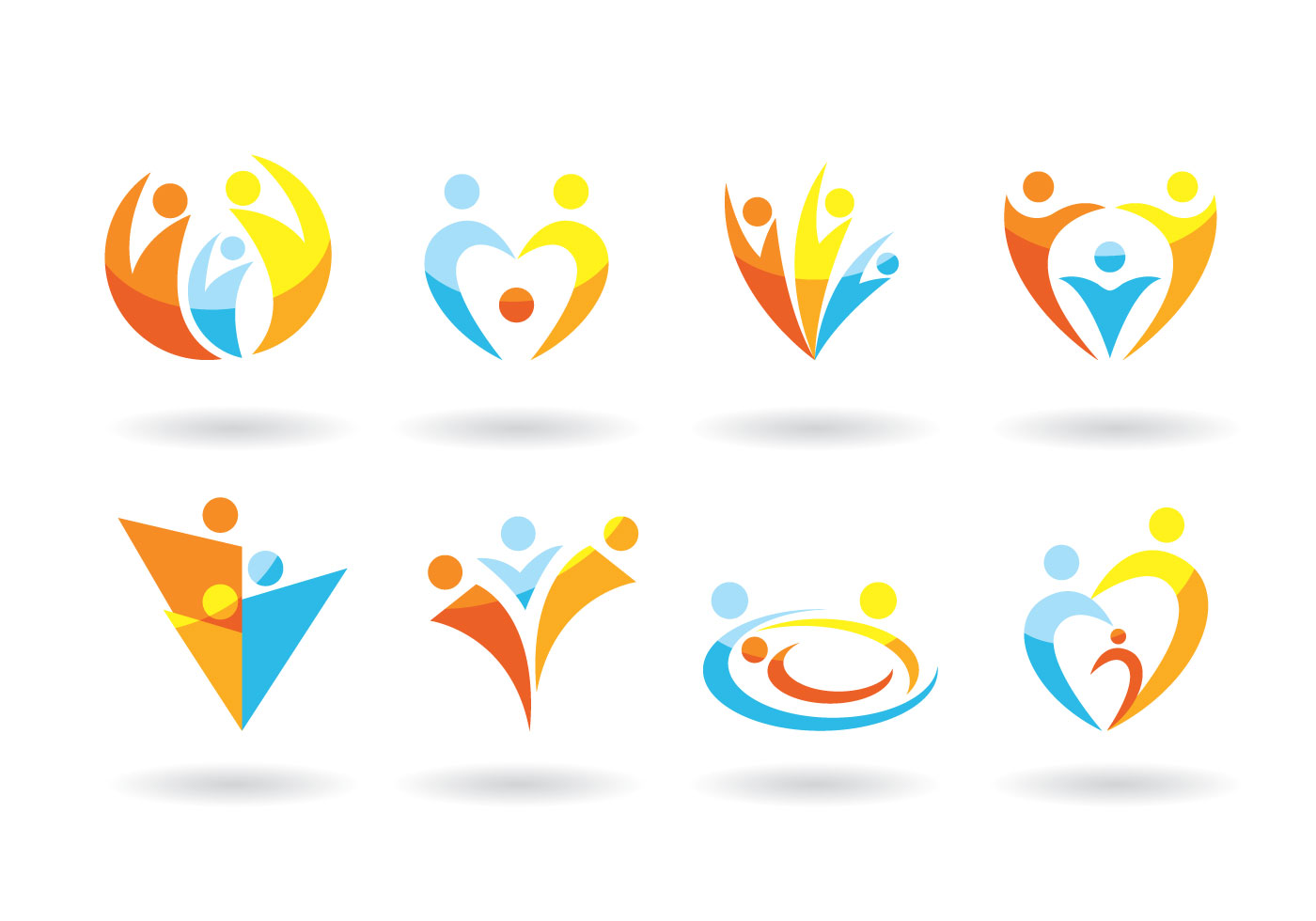 1400x980 Health Logo Free Vector Art