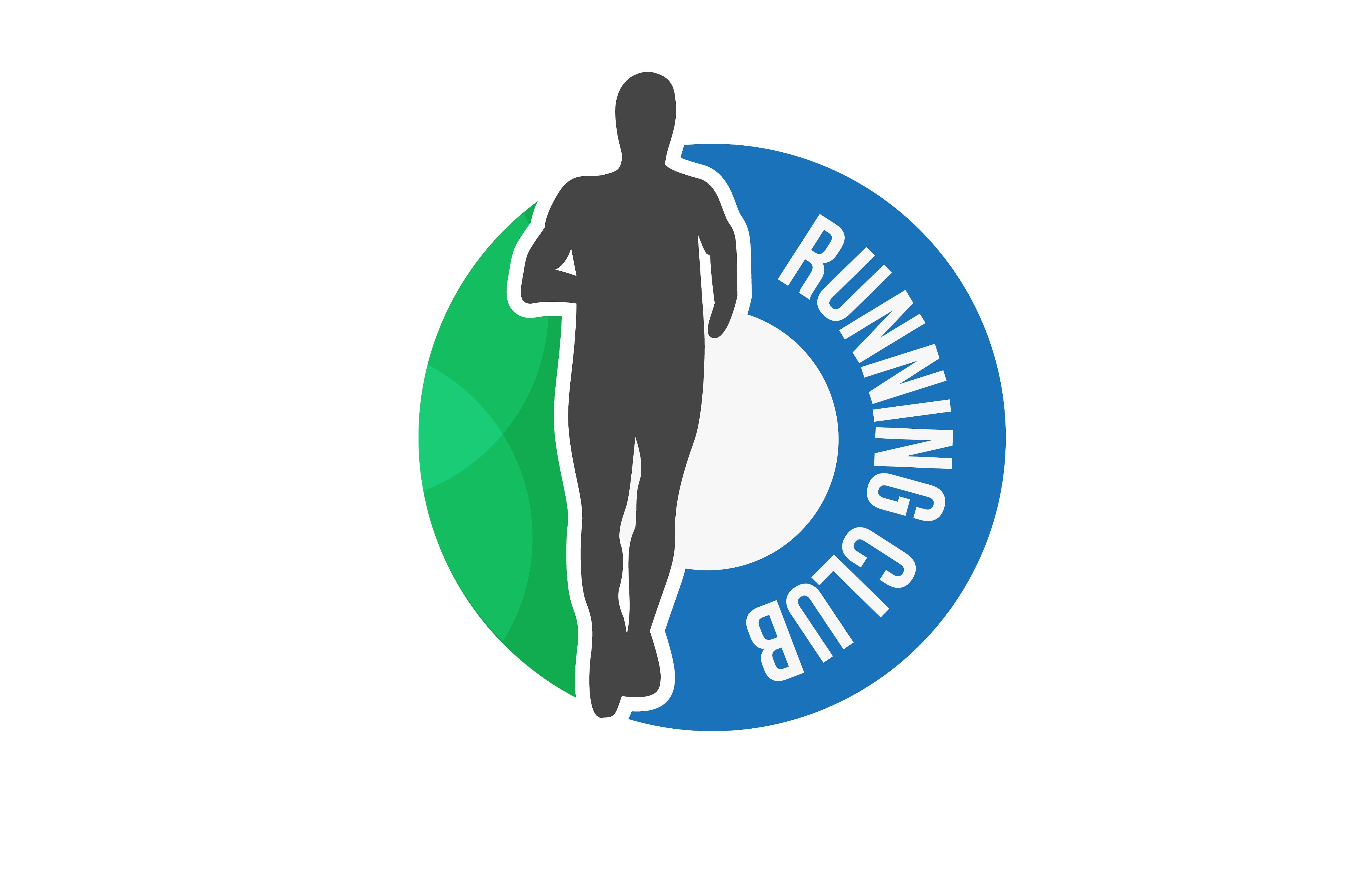 4833x3217 Marathon Or Running Club Vector Logo