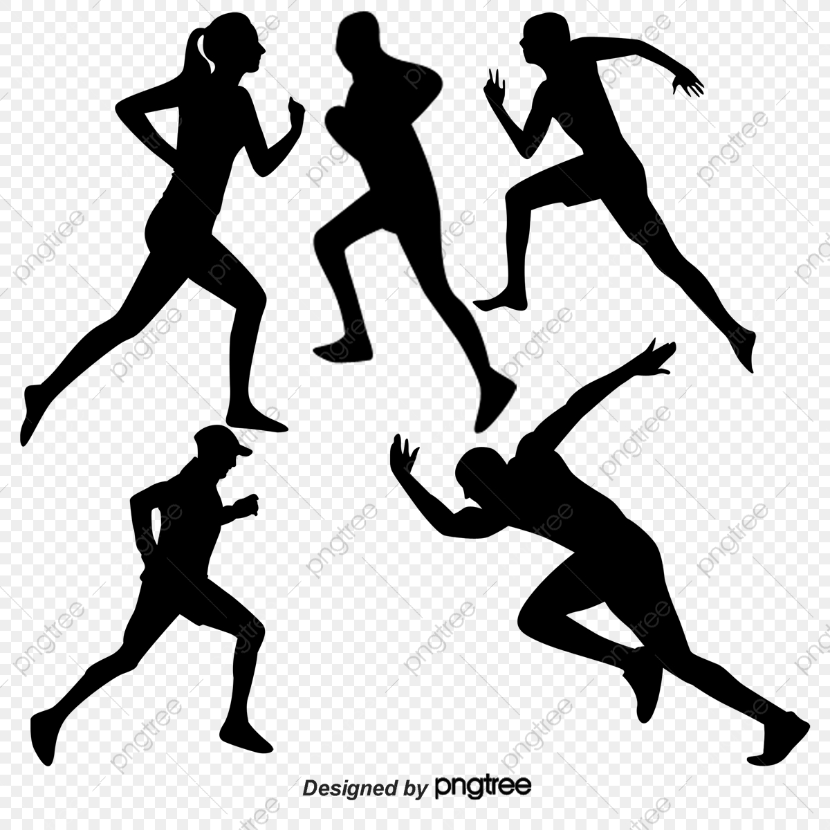 Running People Silhouette Vector Material, Running Vector, People 1200x1200 Running People Silhouette Vector Material, Running Vector, People