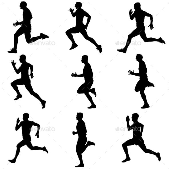 Running Silhouettes 590x590 Running Silhouettes
