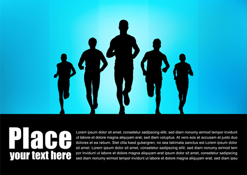Running Free Vector Download 500x354 Running Free Vector Download