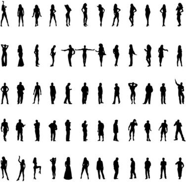 376x368 People Silhouette Free Clip Art Free Vector Download
